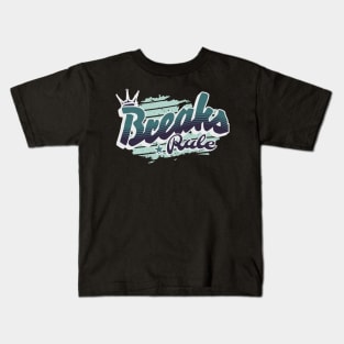 BREAKS - Rule (slate blue/purple) Kids T-Shirt